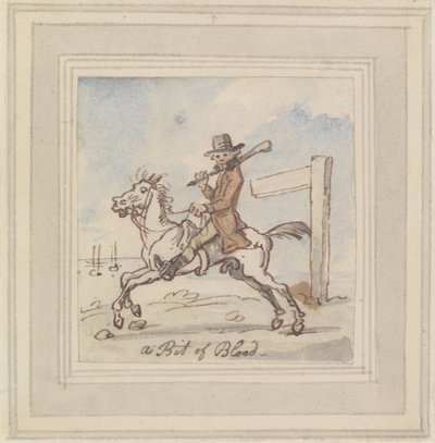 A Bit of Blood by Thomas Rowlandson